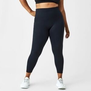SPANX NWT EveryWear 7/8 Legging Soft Smooth Stretch Ankle Cropped Black